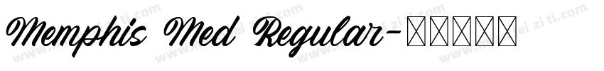Memphis Med Regular字体转换